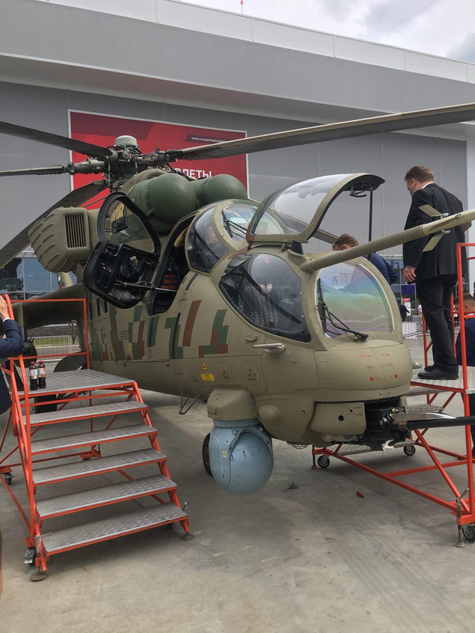 Международный военно-технический форум «Армия 2019» - вертолет МИ-24